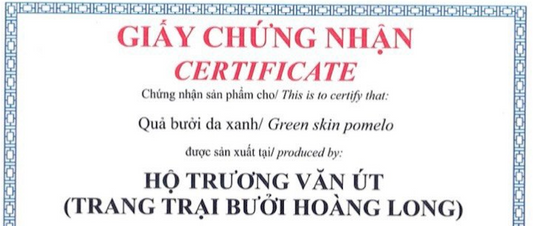 Chứng nhận